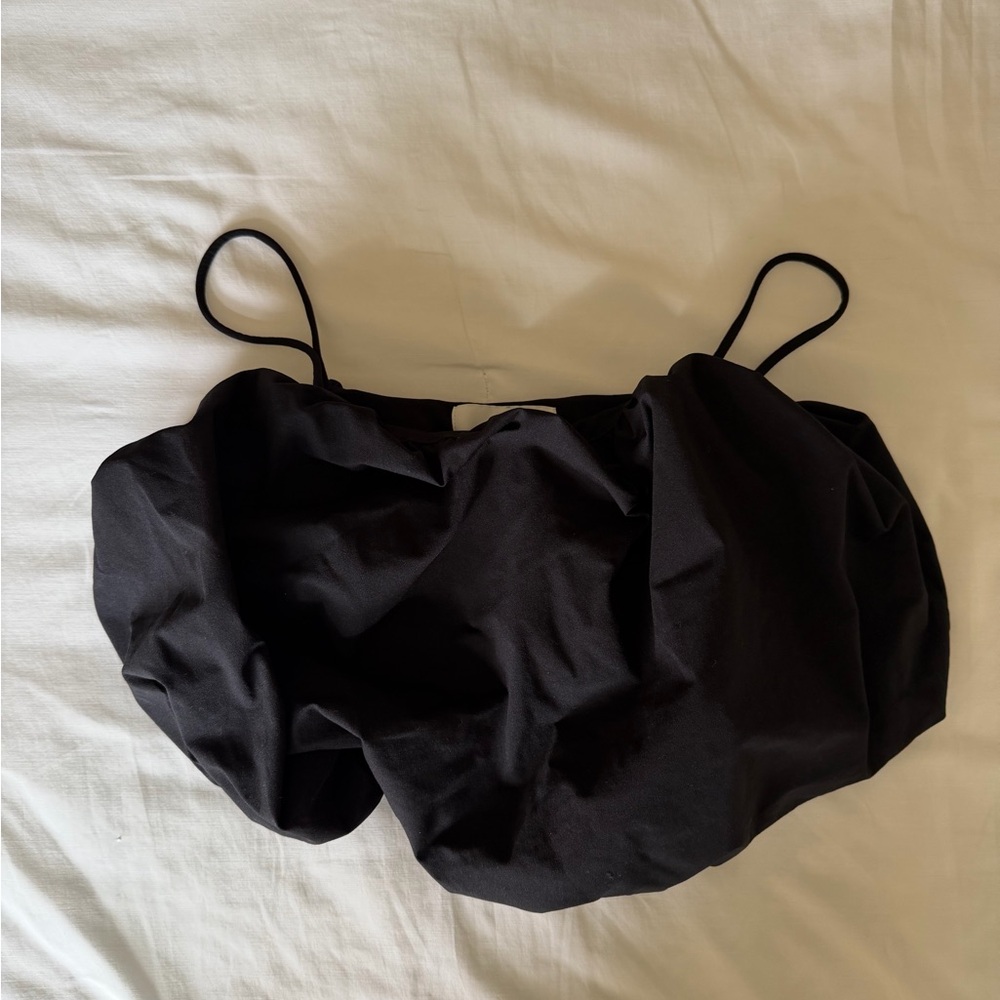 H&M Black Strapless Top